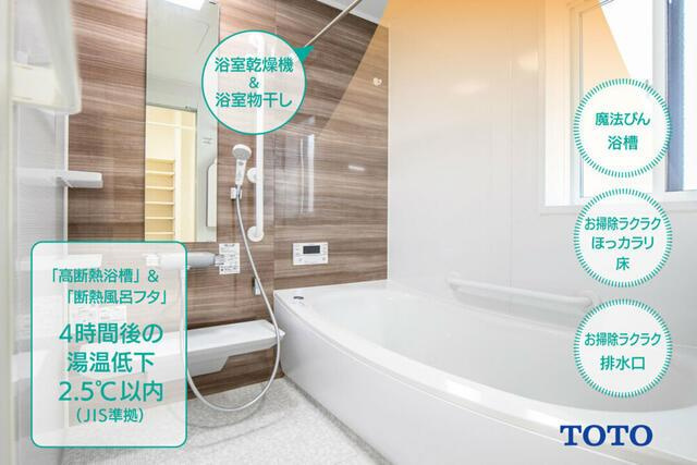 岡山市北区辛川市場の中古一戸建のその他|保温効果が高いから、追い焚き…