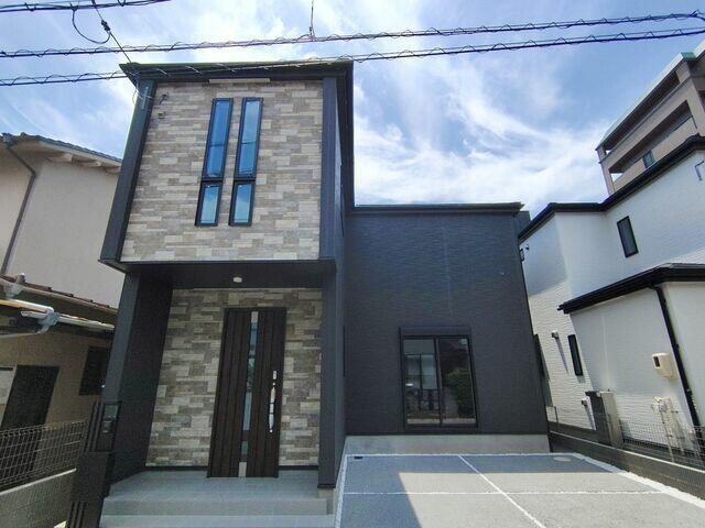 岡山市北区大元１丁目の新築一戸建の外観|2号棟外観写真