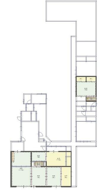 岡山市北区足守の中古一戸建の間取り