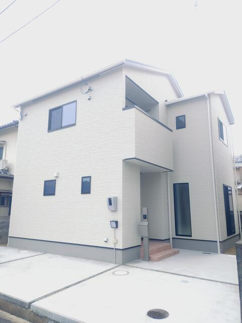 岡山市北区万成西町の新築一戸建の外観