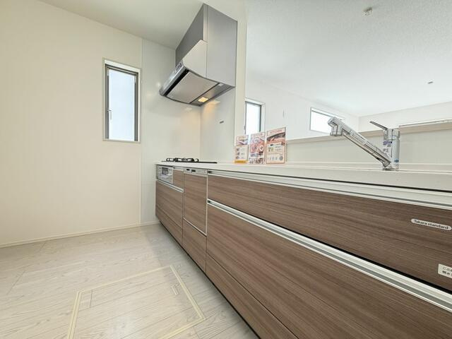 岡山市北区撫川の新築一戸建のキッチン|キッチンです。
