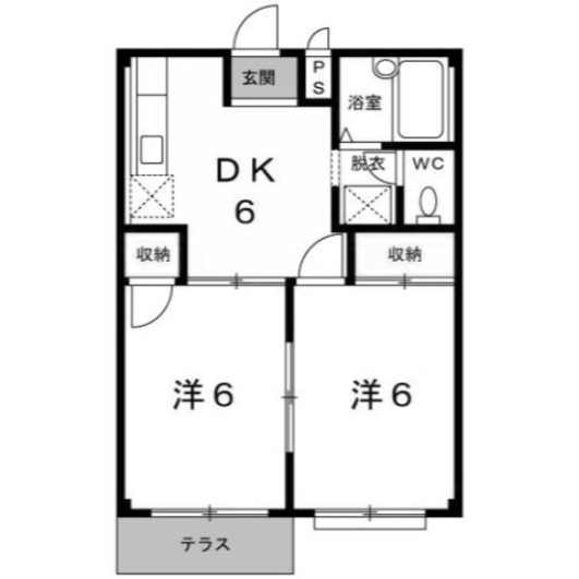 【間取り】 | エルディム関口