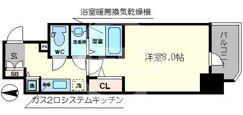 エスリード谷町四丁目の間取り|エスリード谷町四丁目 間取り