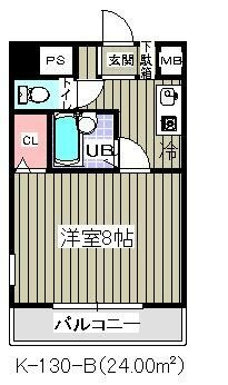 ウェルフェア富浜（Ｋ－１３０）の間取り
