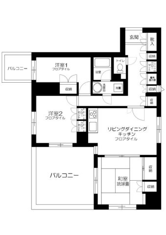 ツインパレスの間取り
