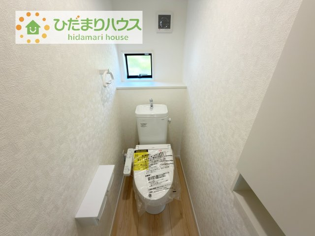 【トイレ】 | 土浦市天川第4　新築戸建 | トイレは1F、2F共に完備！取り合いになることがありませんね(^^)/