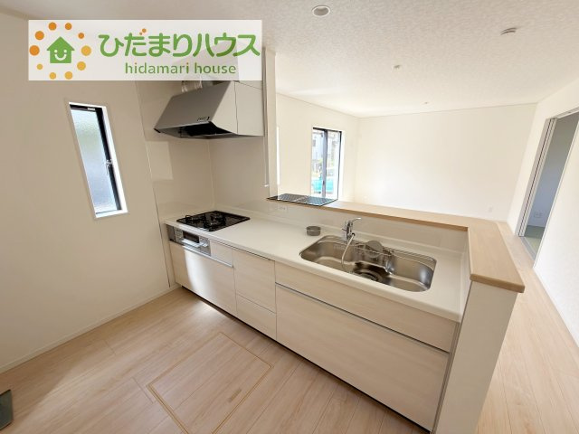 【キッチン】 | 土浦市天川第4　新築戸建 | 料理をしながらでも、ご家族との会話を楽しめる対面式キッチン♪