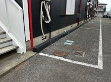 南柏パインヒル２号棟の駐車場