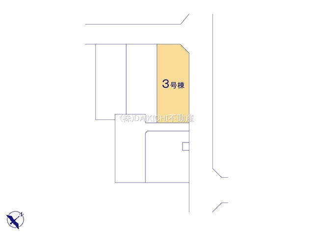 【区画図】 | 坂戸市千代田2丁目5期　ブルーミングガーデン　新築戸建　全5棟　3号棟