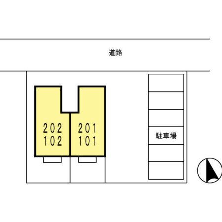ルミエール沼北の区画図