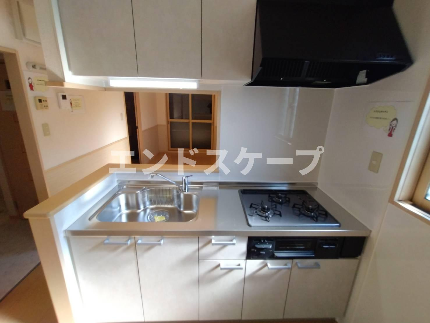 エル古城　Ⅰ/Ⅱ/Ⅲ Ⅲのキッチン|高崎、前橋のお部屋探しはエンドスケープまで！お客様の理想お聞かせ下さい♪