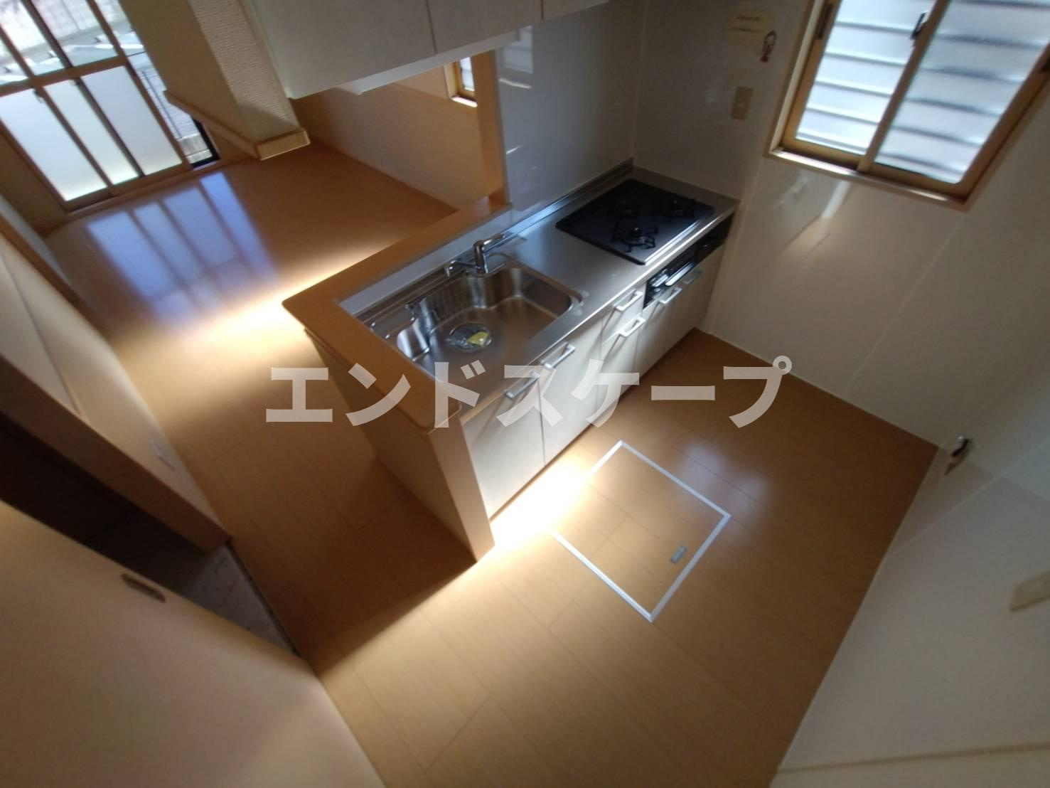 エル古城　Ⅰ/Ⅱ/Ⅲ Ⅲのキッチン|高崎、前橋のお部屋探しはエンドスケープまで！お客様の理想お聞かせ下さい♪