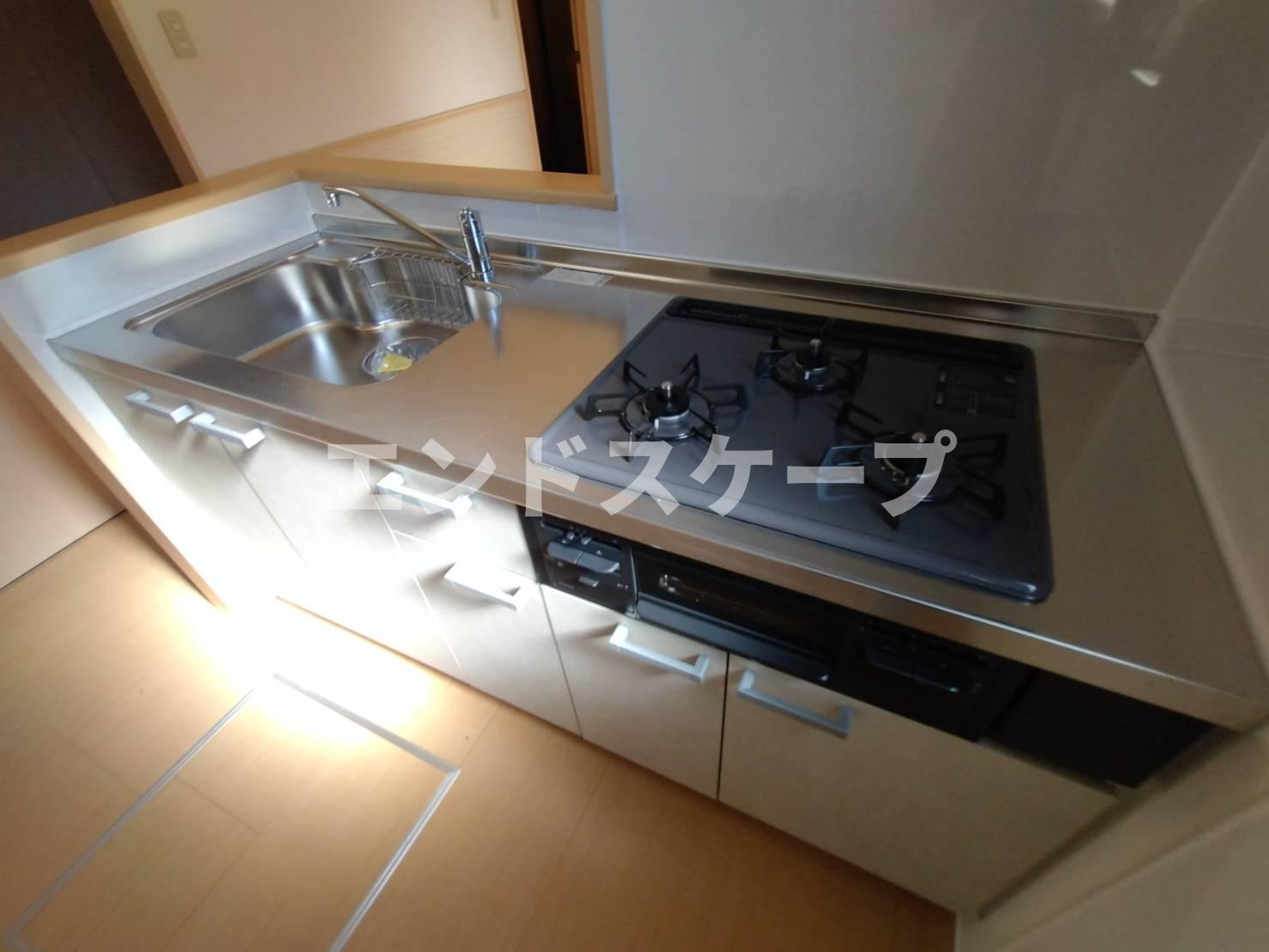 エル古城　Ⅰ/Ⅱ/Ⅲ Ⅲのキッチン|高崎、前橋のお部屋探しはエンドスケープまで！お客様の理想お聞かせ下さい♪