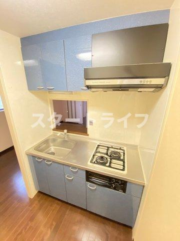 大阪市東淀川区東中島４丁目の賃貸マンションのキッチン