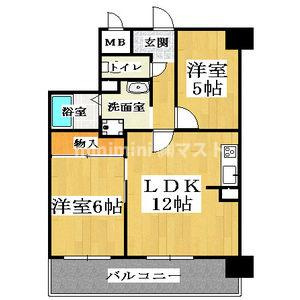 グレース大阪港の間取り