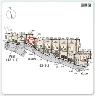 【区画図】 | リーブルガーデン富田林市梅の里１丁目 | 区画図
