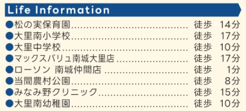 南城市大里仲間（全8棟）C号棟の周辺|周辺♪