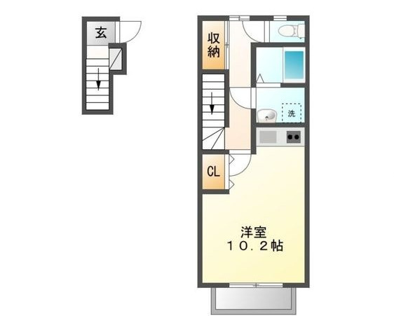 クレシタ神ノ輪の間取り