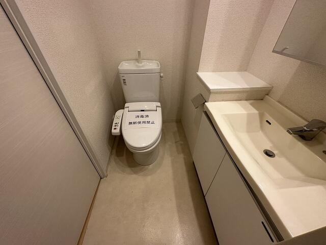 グレイスコート目黒のトイレ|ゆったりとした空間のトイレです