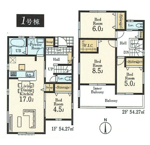 日の出町大久野　新築戸建全4棟の間取り