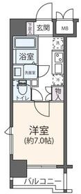 リージア代々木の間取り
