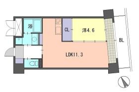 新品家具付きマンション住吉5(KaGood福岡)の間取り|※間取りと異なる場合は現状を優先します。