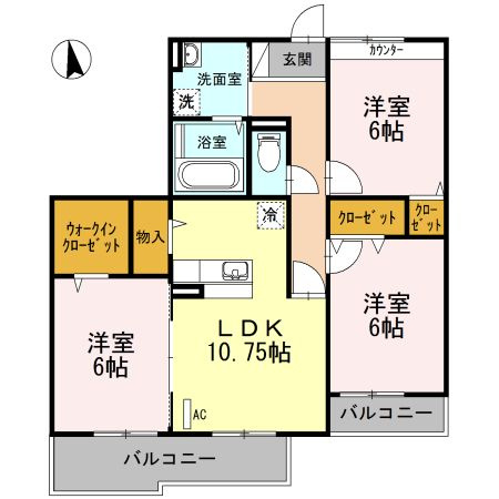 【間取り】 | カサブランカ