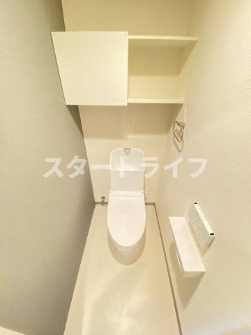 大阪市淀川区西三国１丁目の賃貸マンションのトイレ