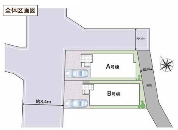 市川市柏井町1丁目1276番の区画図