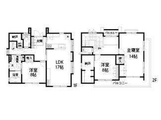 【間取り】 | 末長1丁目貸家Ⅱ