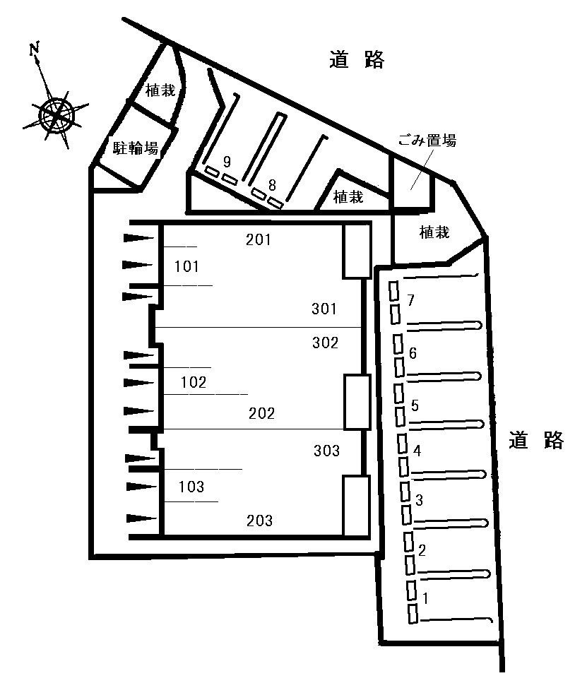 クラール・マロン　　刈谷市近郊の賃貸ならクラスホーム刈谷店の駐車場