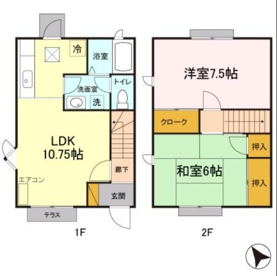 尾山台タウンハウスの間取り