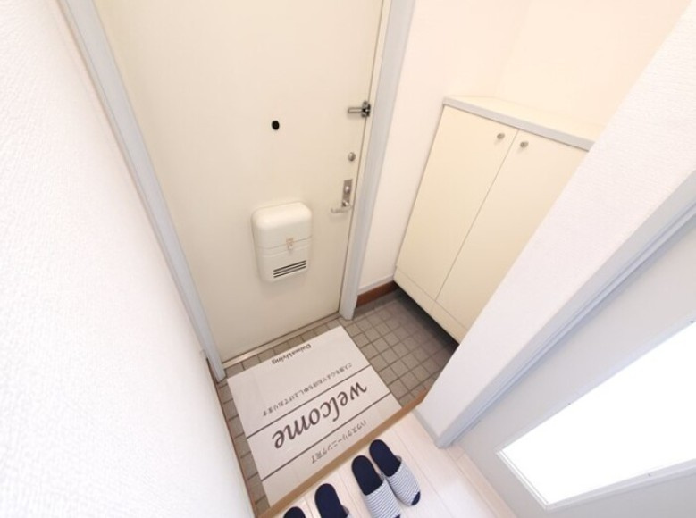 尾山台タウンハウスの玄関