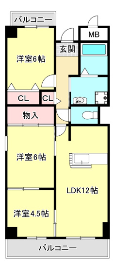 【間取り】 | フロレセール南六甲