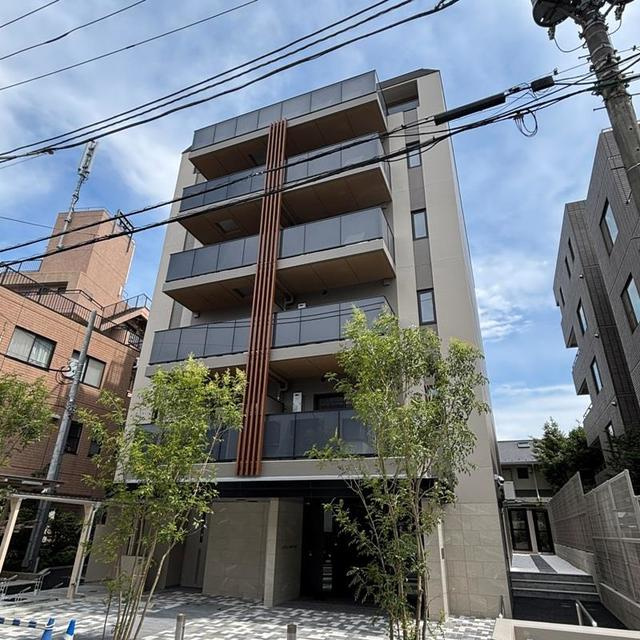 リビオメゾン東北沢の外観|外観は落ち着いています