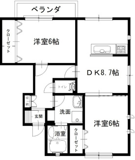 【間取り】 | ルネス吉岡54号地