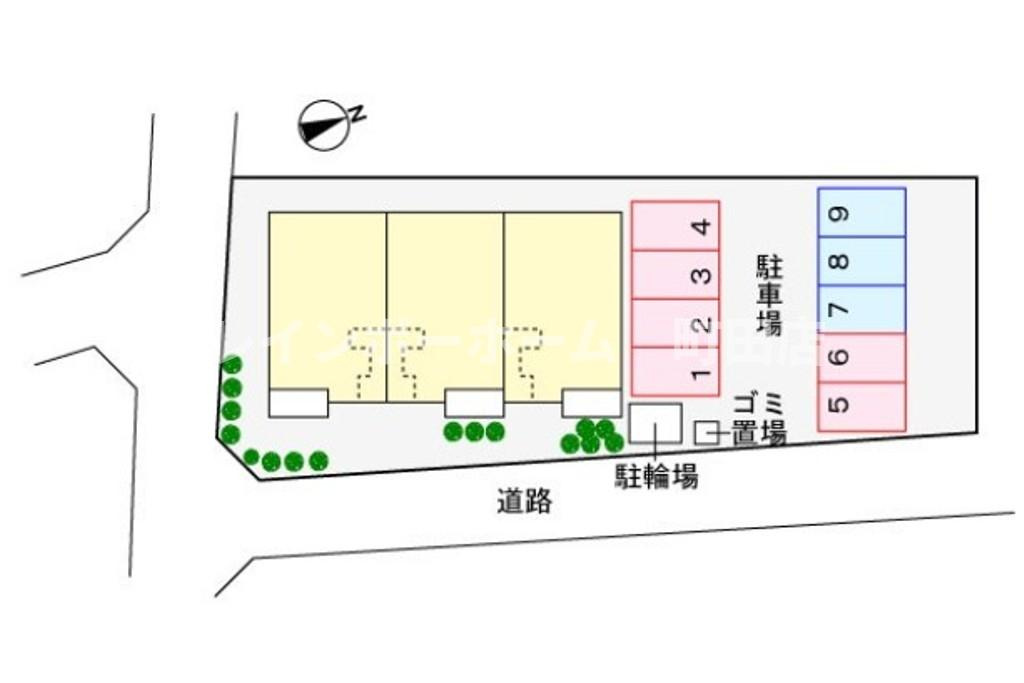 エスタシオン3※初期費用分割あと払いサービス利用可能物件の区画図