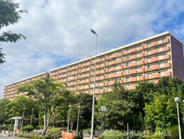 ペデストリアンデッキと陸橋で駅までつながる安心の立地です。