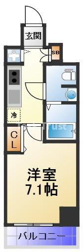 【間取り】 | スワンズシティ大手前ソレイユ