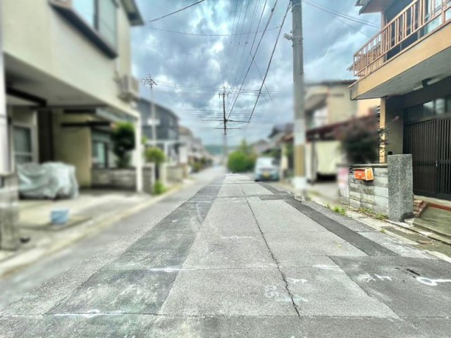 【前面道路含む現地写真】 | 山科区東野竹田　売地