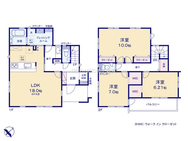 【区画図】 | 坂戸市千代田2丁目5期　ブルーミングガーデン　新築戸建　全5棟　4号棟