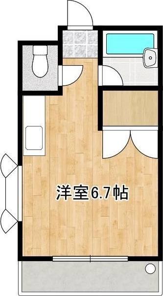 アンプルール新屋敷の間取り