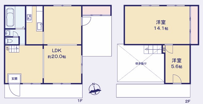 熊谷市妻沼東4丁目　中古戸建の間取り|図面と現況が異なる場合、現況を優先とします。