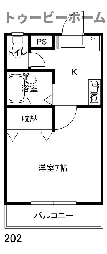 H-SQUARE喜多町の間取り