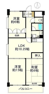 【間取り】 | サンクレスト青葉台Ⅱ | 間取り図