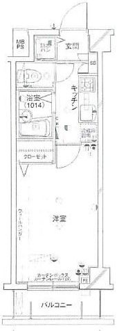 パークウェル中野中央の間取り|間取りです。