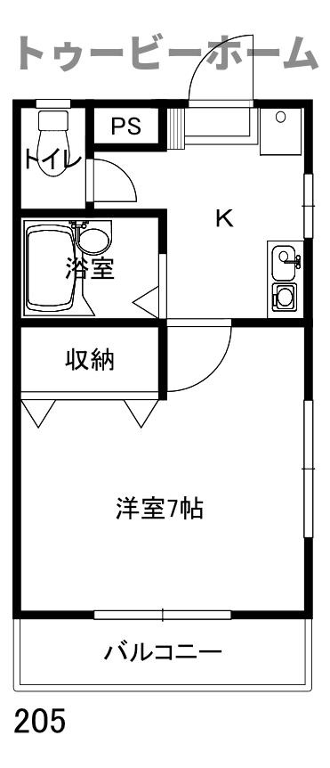 H-SQUARE喜多町の間取り