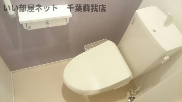 サウスクレストグランデ浜野Ⅱのトイレ|コンパクトで使いやすいトイレです