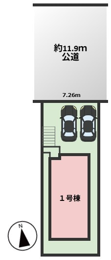 GRAFARE天白区西入町｜名古屋市の戸建ならホームアップの区画図