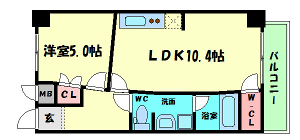 【間取り】 | URBAN FLATS中之島